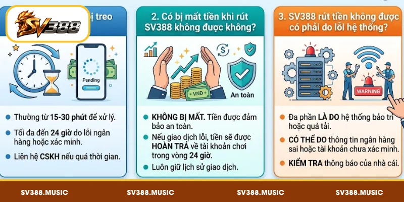 FAQ - Câu hỏi thường gặp khi lỗi rút SV388