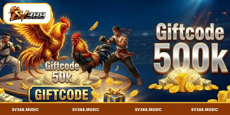 Khuyến Mãi SV388 – Cập Nhật Thưởng Từ Hậu Đài 3 Giftcode SV388 hấp dẫn từ 50K đến 500K