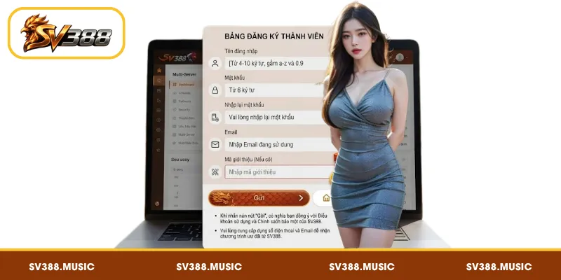 Hướng dẫn tạo tài khoản SV388 qua link đại lý
