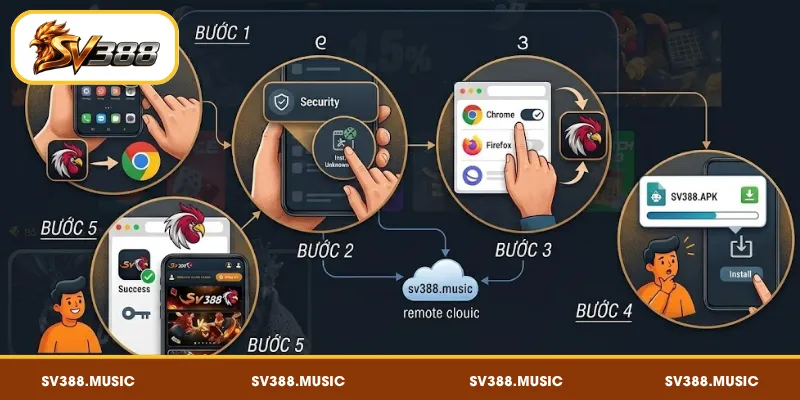 Hướng dẫn tải app SV388 Android với 5 bước đơn giản