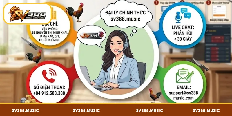 Thông tin liên hệ đại lý SV388